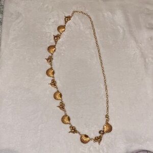 SHEIN Gold Textured Belt